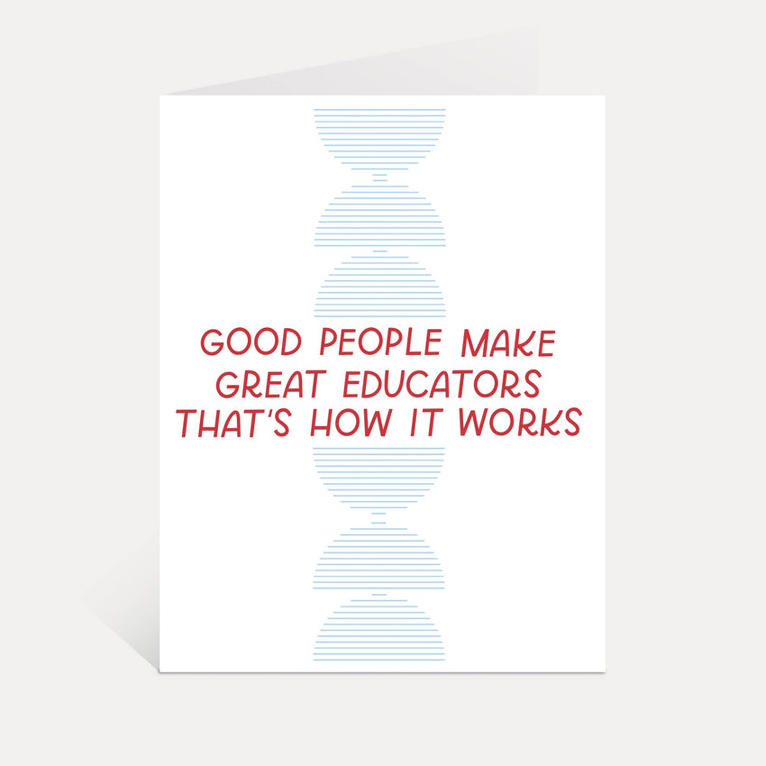 Great Educators Card | Teacher Appreciation, Teacher Gifts