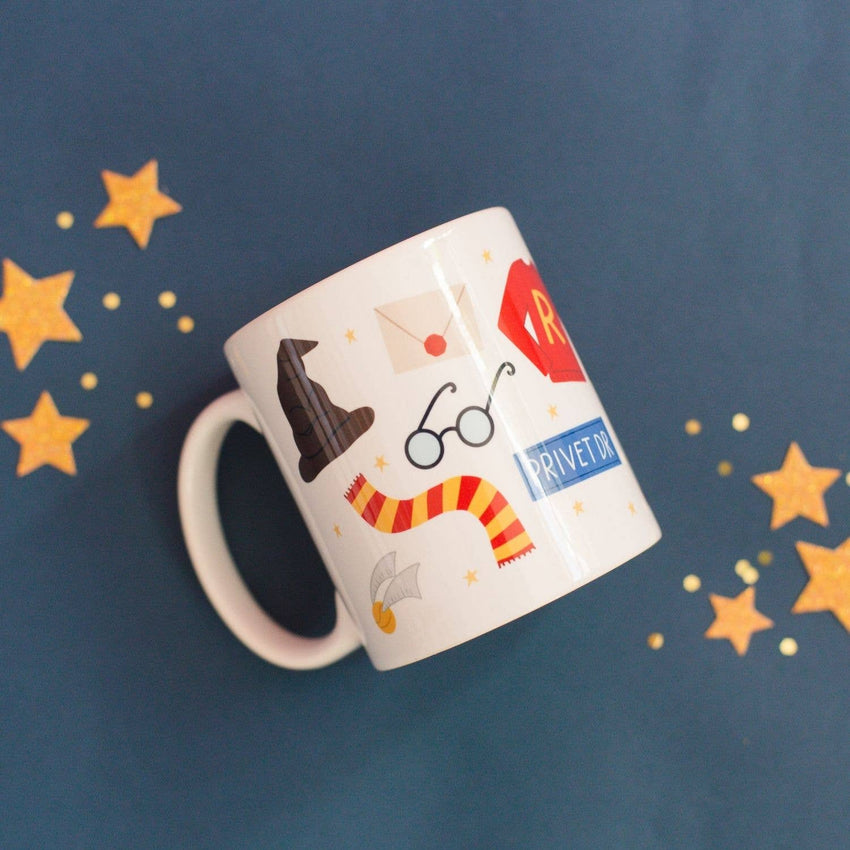 Harry Potter Inspired Wizard Illustrations Mug