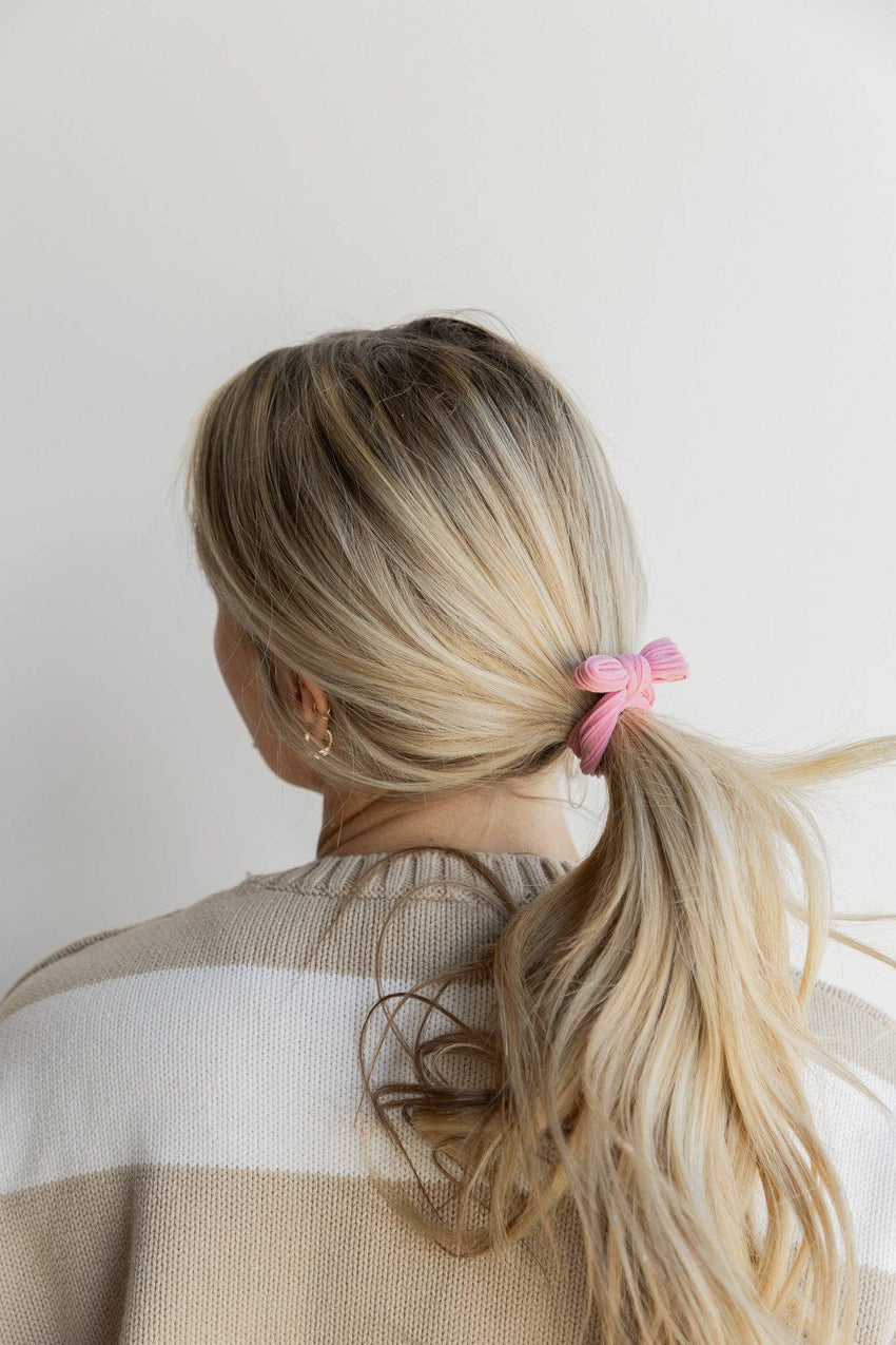 KAXI Bow Hair Ties — No-Damage Nylon Hair Ties