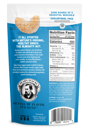 Sugar Cookie Confetti Cashews (4oz)