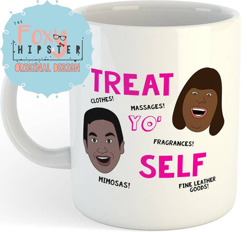 Parks and Recreation Treat Yo Self 11oz Coffee Mug