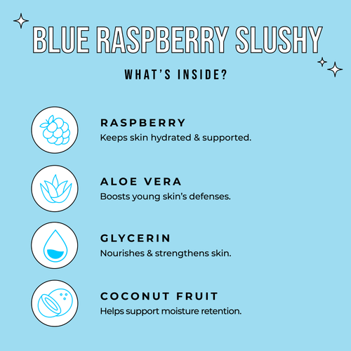 Blue Raspberry Slushy Kid's Mask
