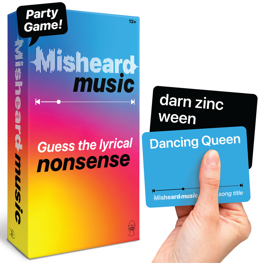 Misheard Music – Music Party Card Game