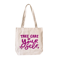 Take Care Of Yourself Canvas Tote Bag