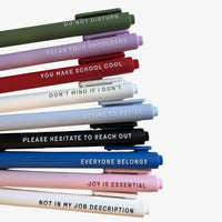 Live In The Moment Gel Pen | Pink Jotter Pen