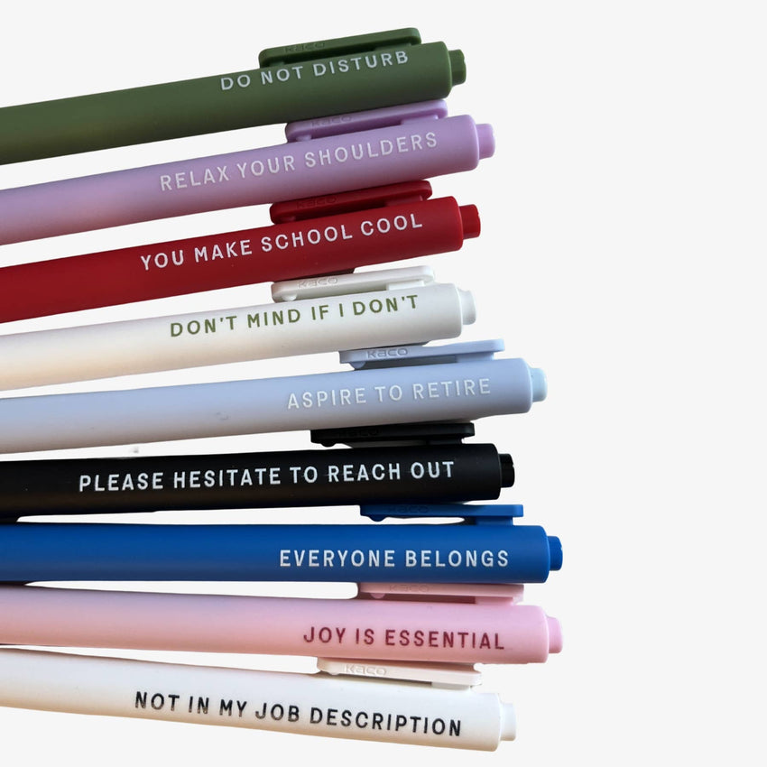 One Thing At A Time Gel Pen Set