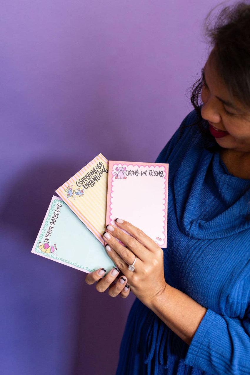 Cosplaying as Organized Pigeon Notepad Funny List Stationery