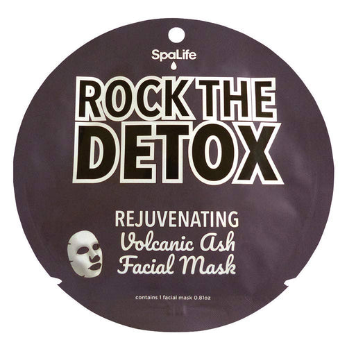 Sheet Face Mask | Rock the Detox Rejuvenating Volcanic Ash Facial Mask