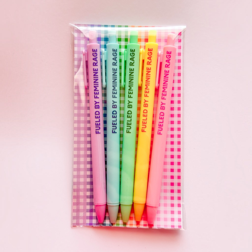 FUELED BY FEMININE RAGE Pen Pack!