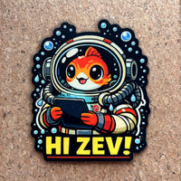 Hi Zev Vinyl Sticker