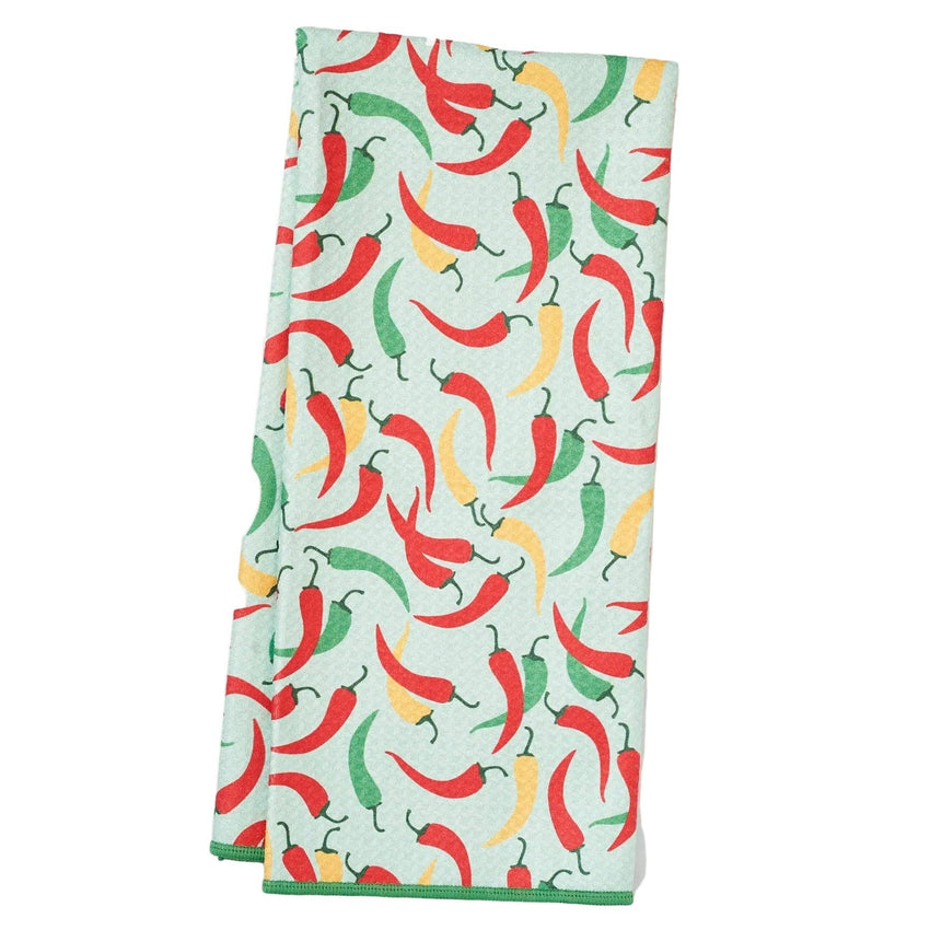 Anywhere Towel Reversible -  Chili Peppers