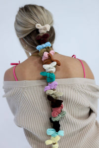 KAXI Bow Hair Ties — No-Damage Nylon Hair Ties