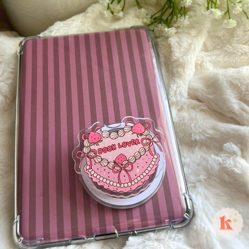 Book lover Cake kindle grip | coquette kindle accessories | books
