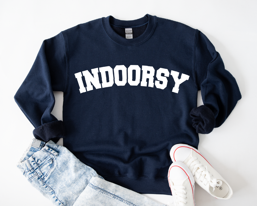 Indoorsy Navy Graphic Sweatshirt