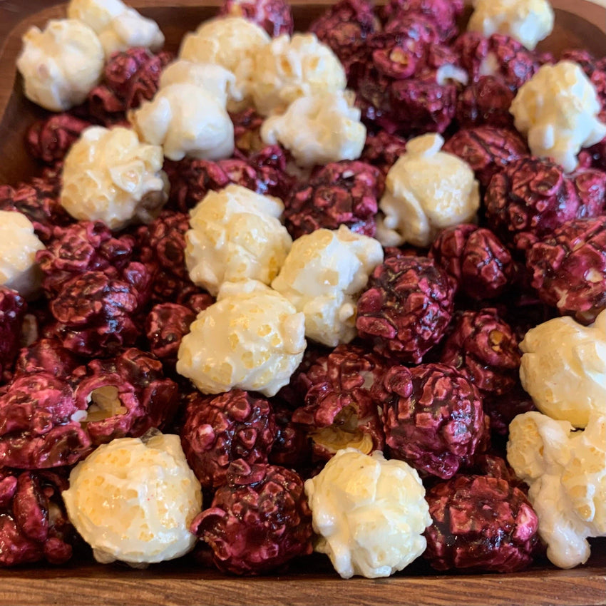 Dr. Pepper with Vanilla Flavored Popcorn