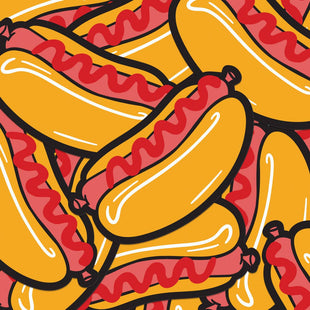 Hot Dog Sticker