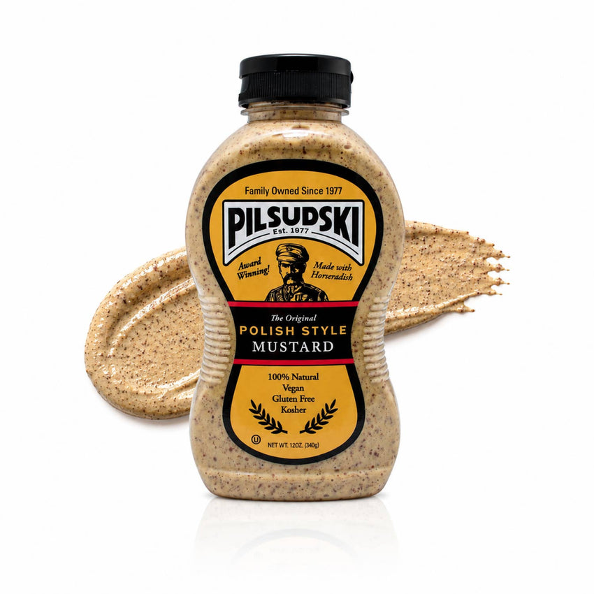 Polish Style Mustard with Horseradish 12 oz squeeze