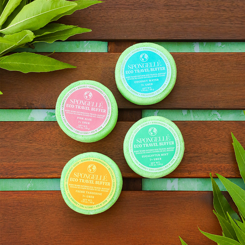 Eco Travel Buffer - Bath & Body Sponge for Travel