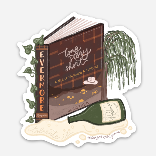 Ever More Sticker Taylor Swift Evermore Album Eras Sticker – InBooze