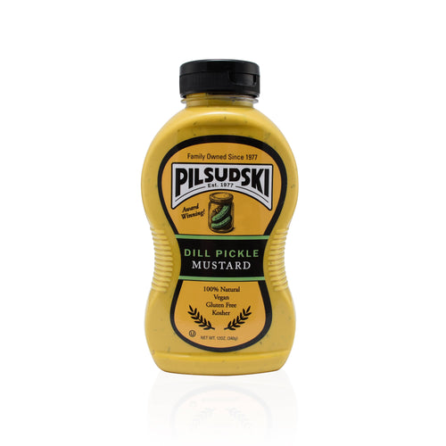 Dill Pickle Mustard 6/12 oz squeeze