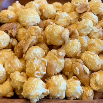 Double Play - Salted Maple Caramel & Candied Peanuts Popcorn