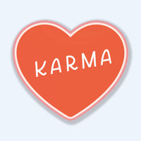 Karma Sticker | Taylor Stickers, Pop Culture Gift, Hearts