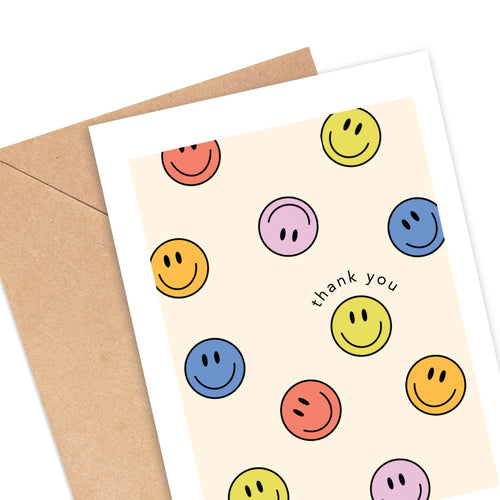 Smiley Thank You Card