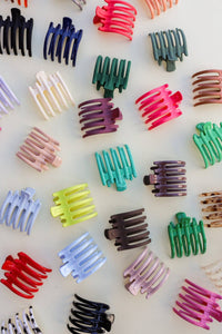 KAXI Wide Lay Down Claw Clip — Flat Low-Profile Hair Clip