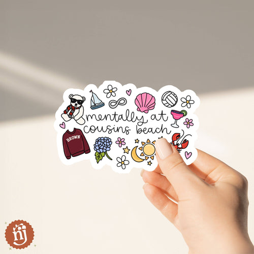 The Summer I Turned Pretty Mentally at Cousins Beach Sticker