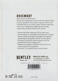 For the Garden | Seed Packets Rosemary-500 BC