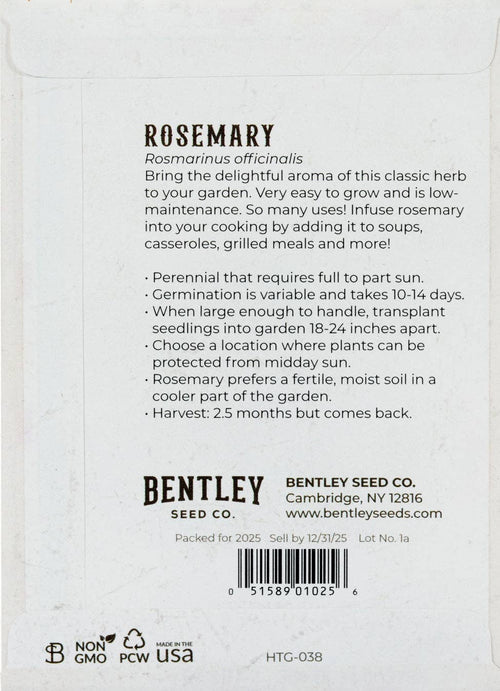 For the Garden | Seed Packets Rosemary-500 BC