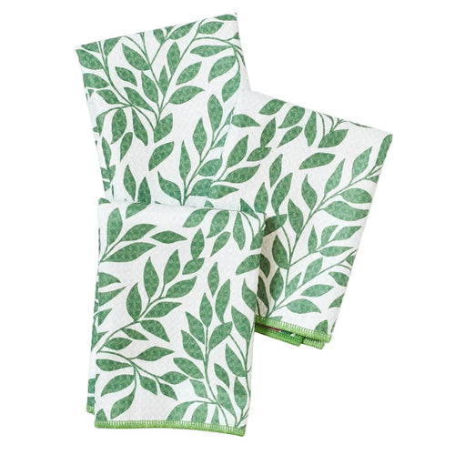 Mighty Mini Towel (Set of 3) Reversible - Fun Summer Beach Roses Pattern