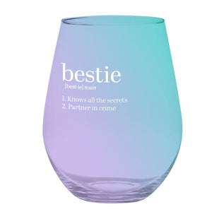 Bestie Definition 30oz Stemless Wine Glass