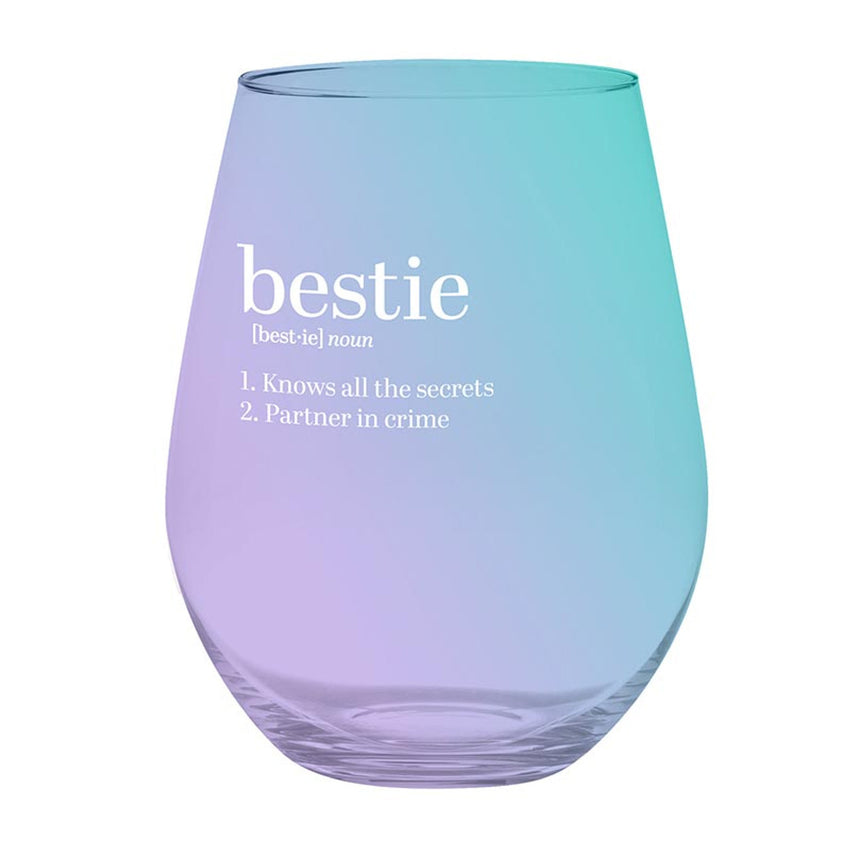 Bestie Definition 30oz Stemless Wine Glass