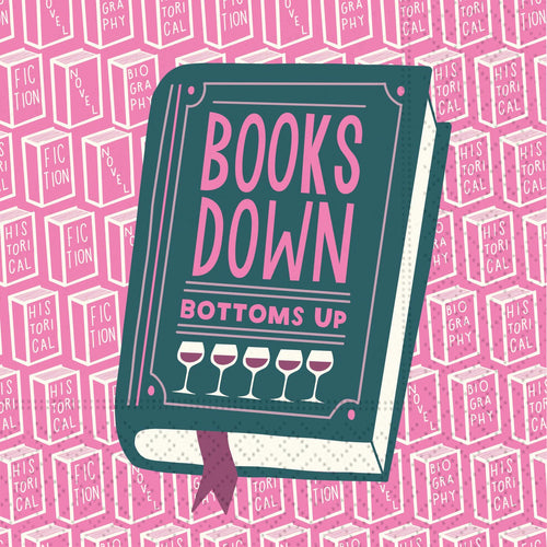 Books Bown Bottoms Up Beverage Napkin- 20 Count (Copy)