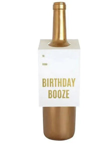 Birthday Booze - Wine & Spirit Tag