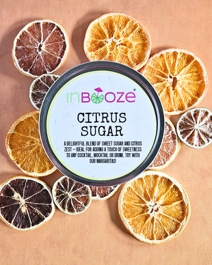 InBooze Cocktail Sugar | Citrus Sugar