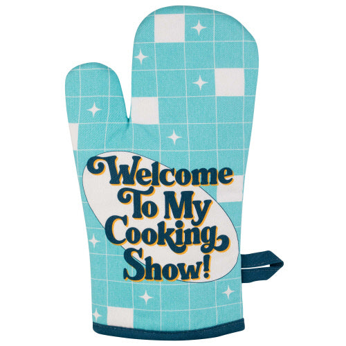 Blue Q - Welcome to My Cooking Show - Oven Mitt