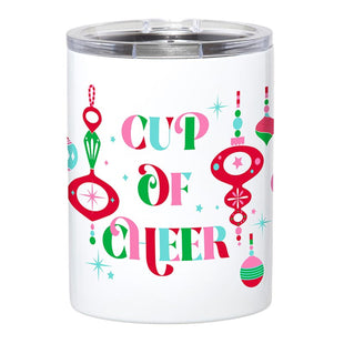 Cup of Cheer Stainless Rocks Glass