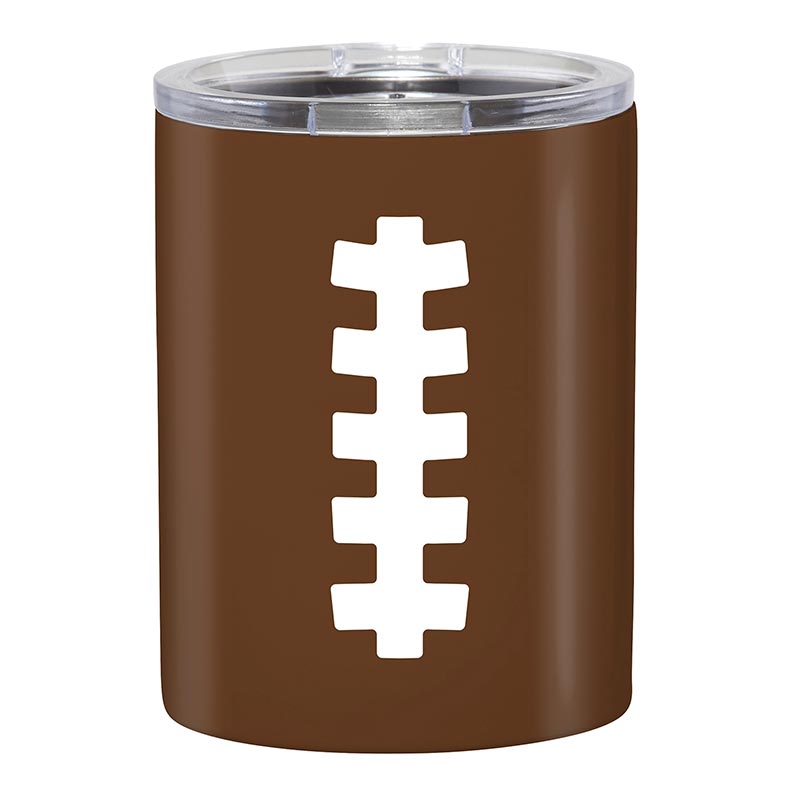 Football Stainless Wine Rocks Glass