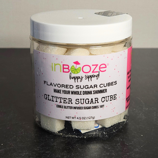 InBooze Flavored Sugar Cubes - Glitter Cubes to make your whole drink shimmer!