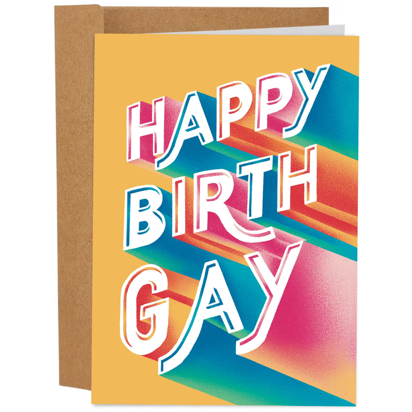 Happy BirthGAY - Fun LGBTQ+ Greeting Card
