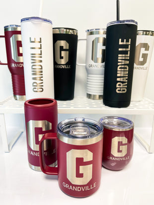 Grandville Proud- Stainless Steel Engraved Cups - Grandville, MI Cups