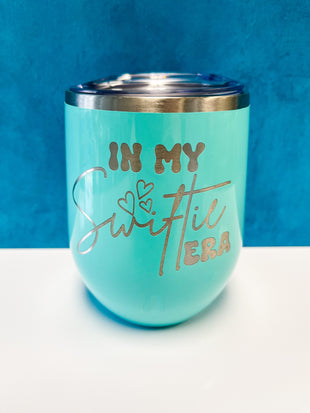 In My Swiftie Era - Taylor Swift Inspired Stemless Wine Glass