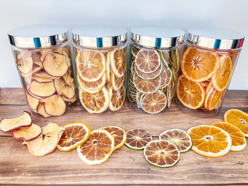 Dehydrated fruit for cocktails, mocktails and crafting. Made by InBooze Cocktail Kits in Michigan.