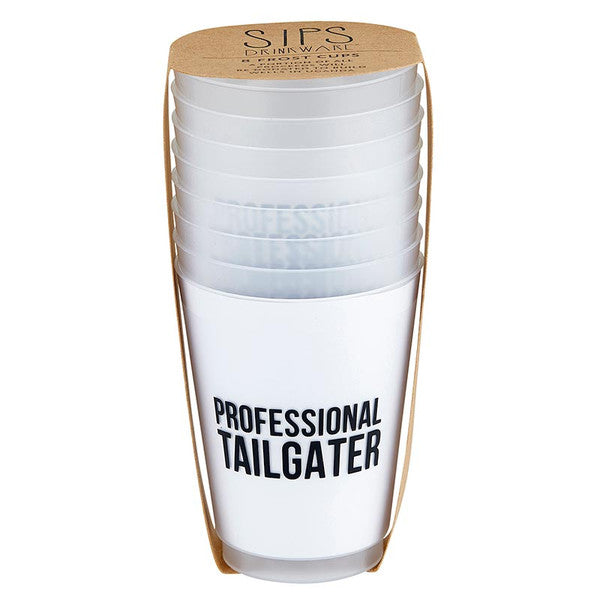 Professional Tailgater - 8pc Disposable Glass Set