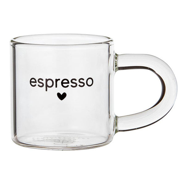 Espresso Glass Cup with Handle