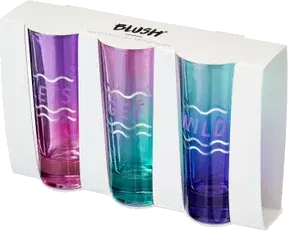 Let's Get Wild Shot Glasses by Blush - 3 Pack Set