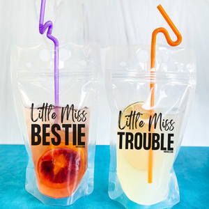 Birthday Edition: Straw Drink Pouches - Perfect for girls trips, bachelorette parties and more!
