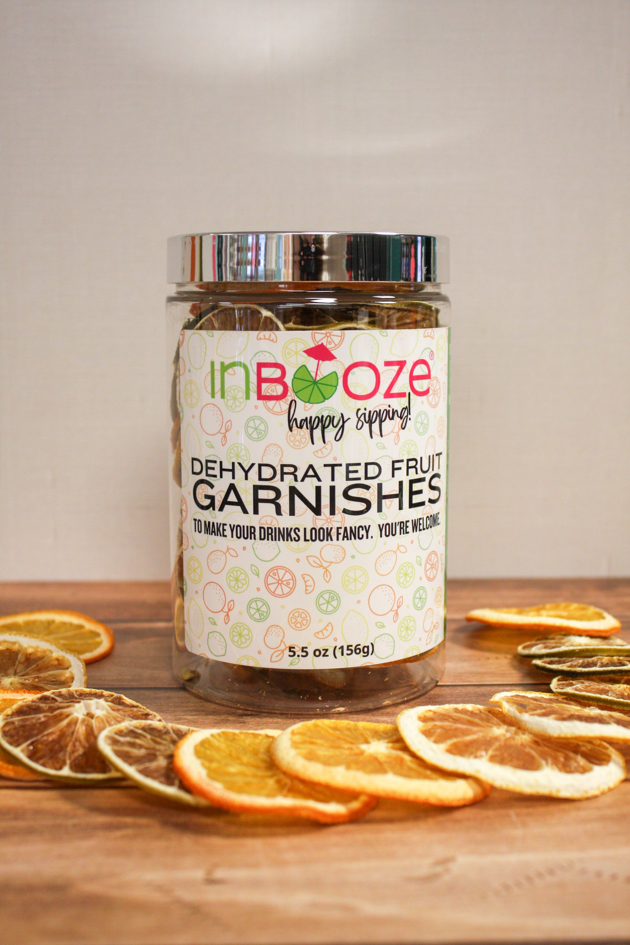 洋楽 Dehydrated/ idea Dehydrated Fruit Garnish Bar Cart Jars - Garnishes for cocktails